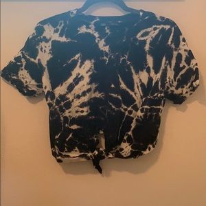 Zara tie front T-Shirt